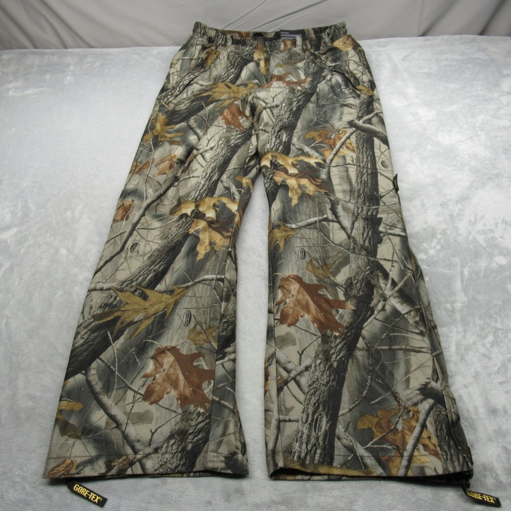 Realtree Gore Tex Jacket XL Pants L Set Mens Hardwoods Camo Waterproof Hunting‎